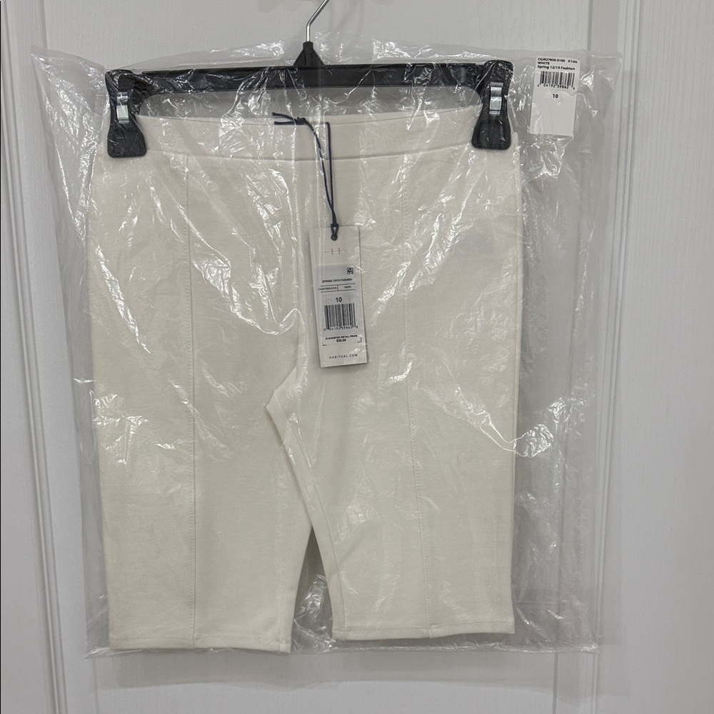 Habitual White Fashion Shorts